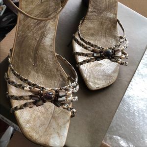 Paolo Linea Skinny Wedge Shoes